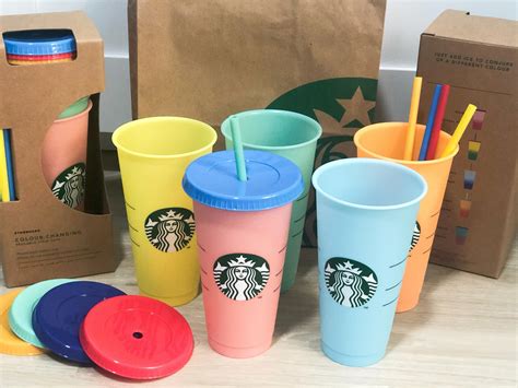 Buy Starbucks Color Changing Cold Cups Plastic Tumbler for Rs. . Starbucks color change cups